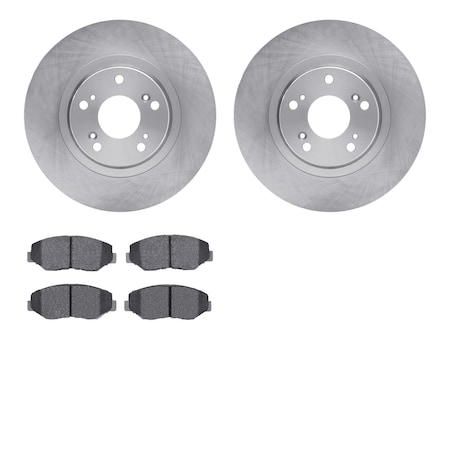 6502-59360, Rotors With 5000 Advanced Brake Pads